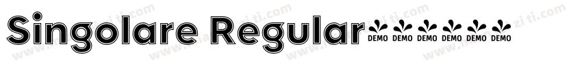 Singolare Regular字体转换